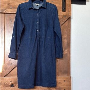 J. Jill Blue Denim Dress Size Medium